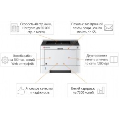 Принтер Kyocera ECOSYS P2040dn