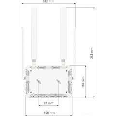 Беспроводной маршрутизатор Keenetic Runner 4G KN-2212
