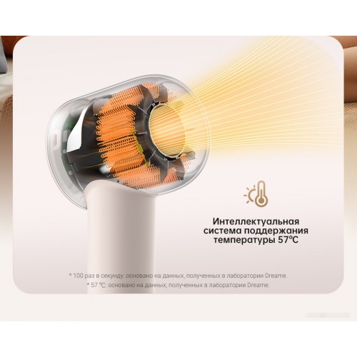 Фен Dreame Hairdryer Gleam Pink AHD12A (белый)
