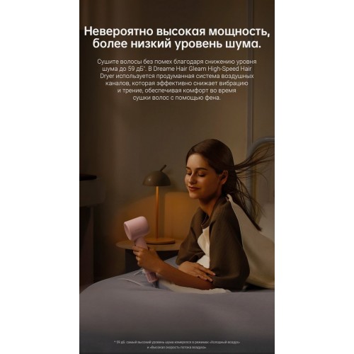 Фен Dreame Hairdryer Gleam Pink AHD12A (розовый)