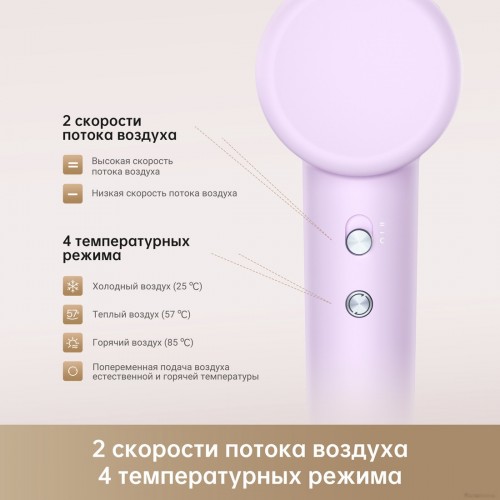 Фен Dreame Hairdryer Gleam Purple AHD12A (фиолетовый)