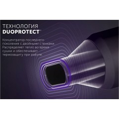 Фен Polaris PHD 2044Ti Quattro Ionic (черный)