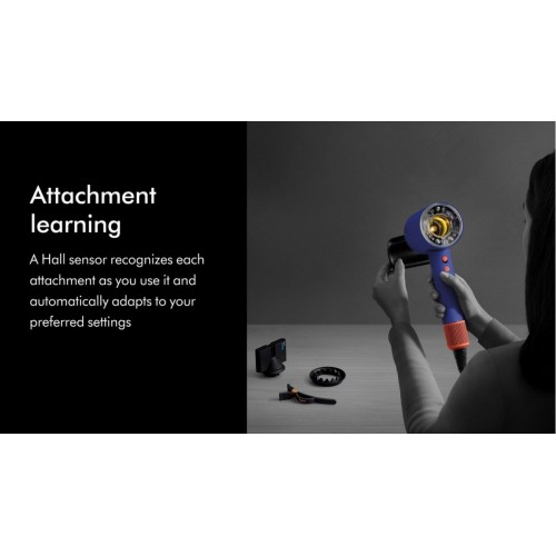 Фен Dyson HD16 Supersonic Nural (синий/топаз)