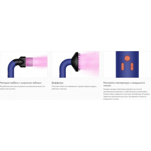 Фен Dyson Supersonic R HD18 (синий/топаз)