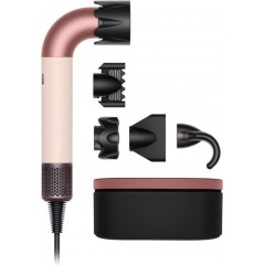 Фен Dyson HD17 Supersonic r Straight+Wavy (с переходником на евровилку, керамический розовый/розовое золото)