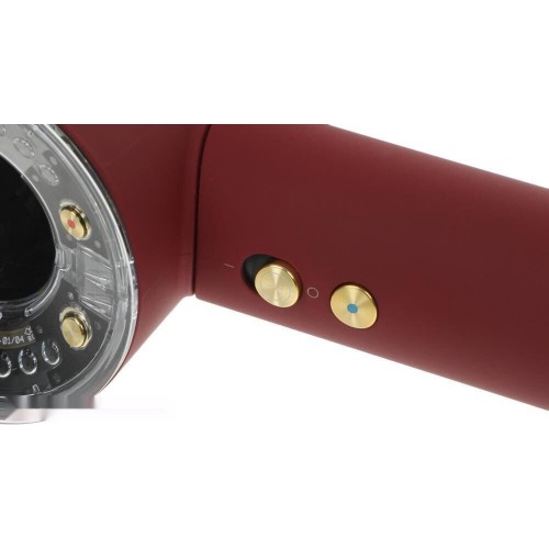 Фен Dyson HD16 Supersonic Nural Curly+Coily (евровилка, красный бархат/золотой)