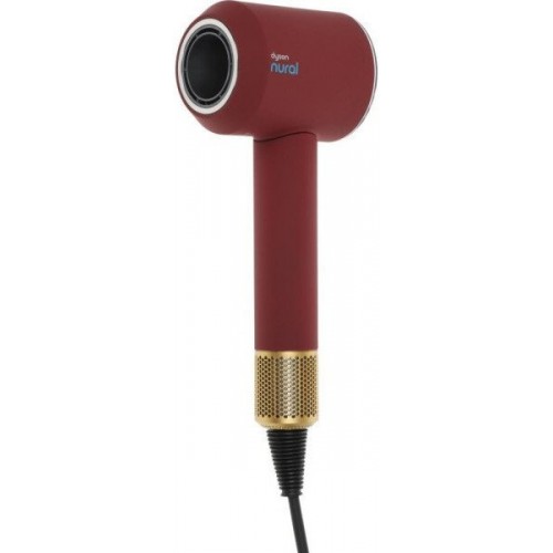 Фен Dyson HD16 Supersonic Nural Curly+Coily (евровилка, красный бархат/золотой)