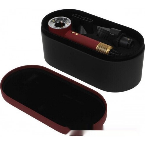 Фен Dyson HD16 Supersonic Nural Curly+Coily (евровилка, красный бархат/золотой)