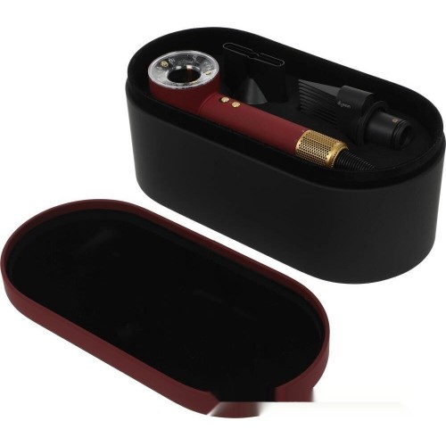 Фен Dyson HD16 Supersonic Nural Curly+Coily (евровилка, красный бархат/золотой)