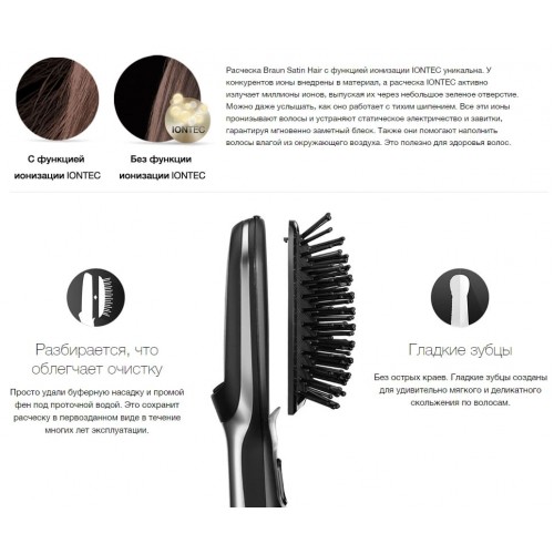 Расчёска Braun BR710 Satin Hair 7