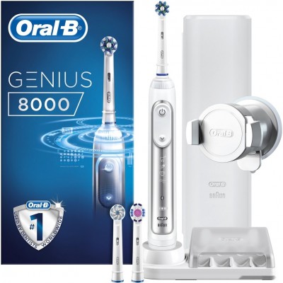 Электрическая зубная щетка Braun Oral-B Genius 8000 White D 701.535.5XC