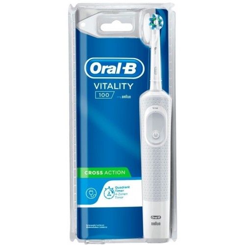 Электрическая зубная щетка Braun Oral-B Vitality 100 Cross Action D100.413.1 (белый)