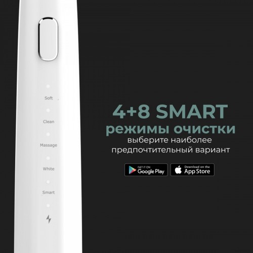 Электрическая зубная щетка Aeno DB1S (3 насадки, белый)