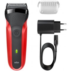 Электробритва мужская Braun 300s Series 3 (Red)