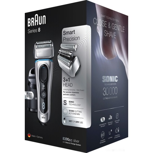 Электробритва мужская Braun Series 8 8390cc