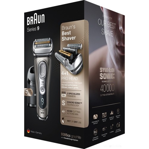 Электробритва мужская Braun Series 9 9385cc