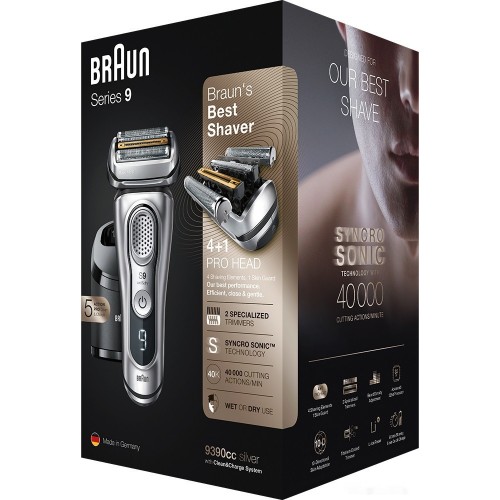 Электробритва мужская Braun Series 9 9390cc