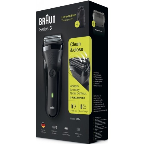 Электробритва мужская Braun Series 3 301s