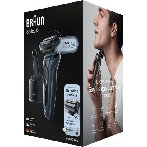 Электробритва мужская Braun Series 6 60-N7000cc