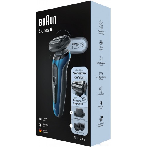 Электробритва мужская Braun Series 6 60-B1500s