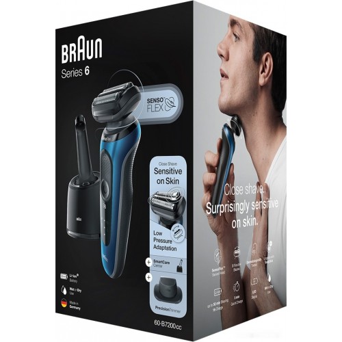 Электробритва мужская Braun Series 6 60-B7200cc