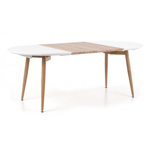 Кухонный стол Halmar Edward (белый/дуб сан ремо)