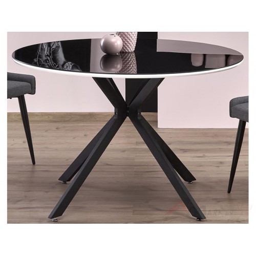 Кухонный стол Halmar Avelar (черный/белый)