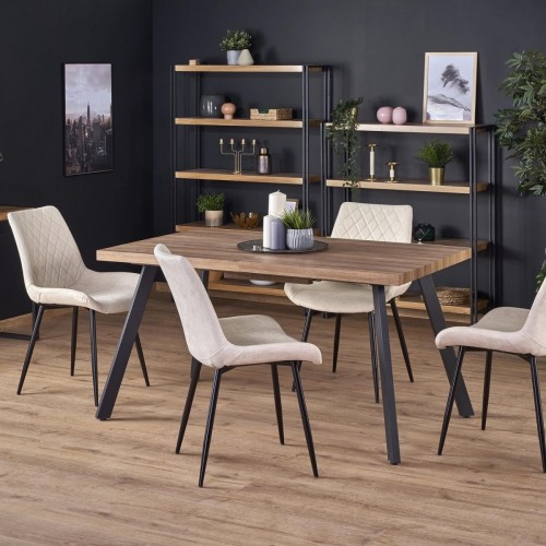 Кухонный стол Halmar Berlin (орех/черный)