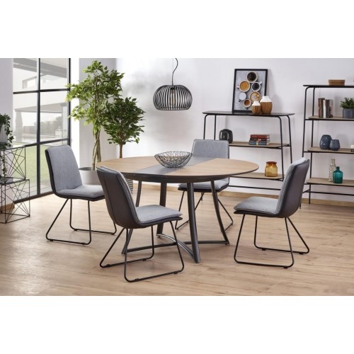 Кухонный стол Halmar Moretti (дуб золотой/черный)