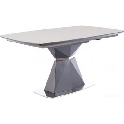 Кухонный стол Signal Cortez 160/210x90 (серый/антрацит матовый)