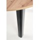 Кухонный стол Halmar Ringo 102-142/102 (дуб артизан/черный)