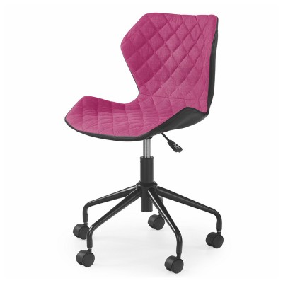 Офисное кресло Halmar Matrix (черный/розовый)