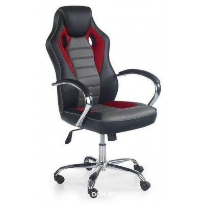 Офисное кресло Halmar SCROLL (черный/серый/красный)