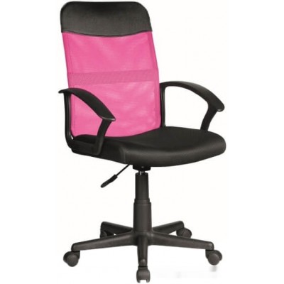 Офисное кресло Signal Q-702 (черный/розовый)