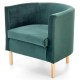Офисное кресло Halmar Clubby 2 (темно-зеленый/натуральный)