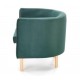 Офисное кресло Halmar Clubby 2 (темно-зеленый/натуральный)