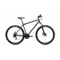 Велосипед Forward Sporting 27.5 2.2 disc (17, темно-серый/черный, 2022)