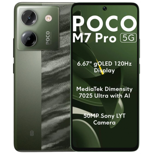 Телефон POCO M7 Pro 5G 8GB/256GB международная версия (зеленый)