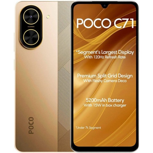 Телефон POCO C71 3GB/64GB международная версия (золотистый)