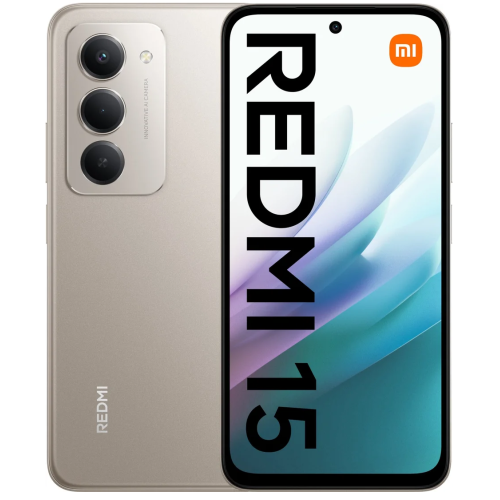 Телефон Xiaomi Redmi 15 4G 6GB/128GB европейская версия (титановый)
