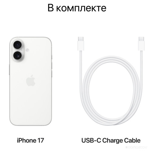 Телефон Apple iPhone 17 Dual eSIM 256GB (черный)