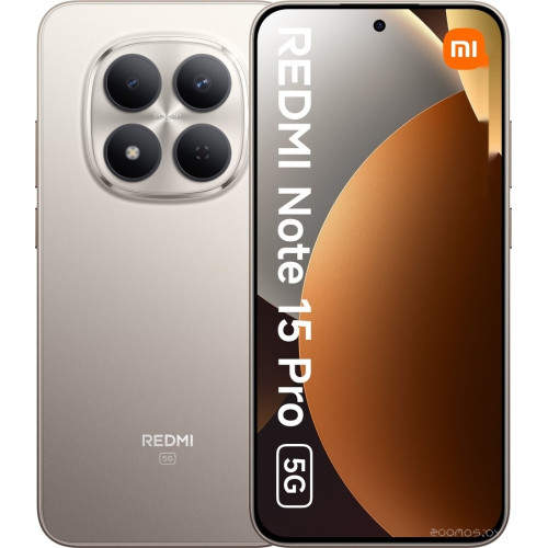 Телефон Xiaomi Redmi Note 15 Pro 5G 8GB/256GB международная версия (титановый)