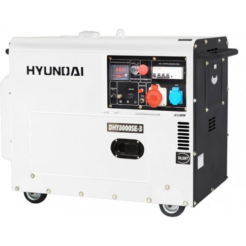 Генератор Hyundai DHY 8000SE-3