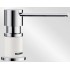 Дозатор Blanco Lato (Chrome/White)