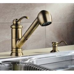 Дозатор для жидкого мыла Omoikiri OM-01-AB (античная латунь)