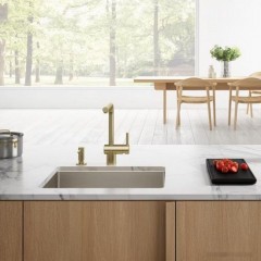 Дозатор для жидкого мыла Franke Atlas 112.0681.200 (золотая шампань)