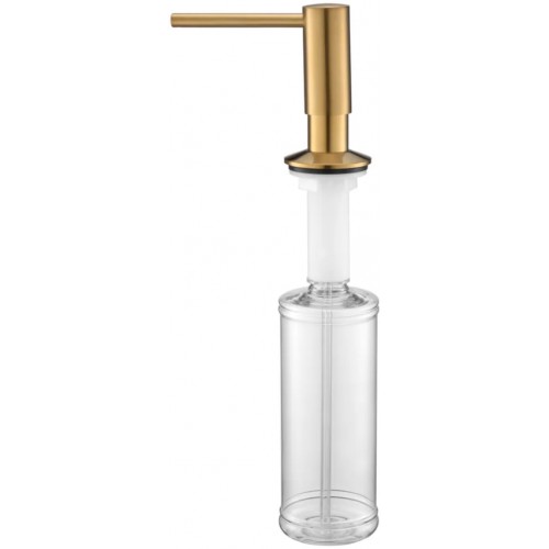 Дозатор для моющего средства Paulmark Decus D004-BG (брашированное золото)