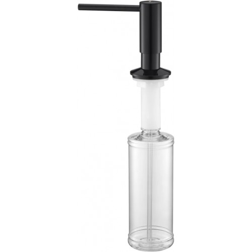 Дозатор для моющего средства Paulmark Decus D004-GB (глянцевый черный)