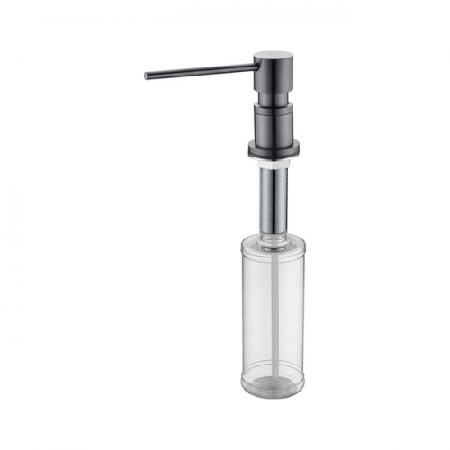 Дозатор встраиваемый в мойку Paulmark Kraft D003-GM (вороненая сталь)