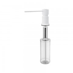 Дозатор для жидкого мыла Paulmark Kraft D003-431TW (белый/белый матовый)